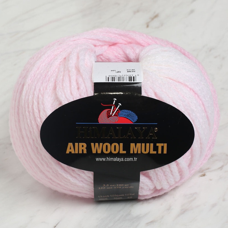 Himalaya Air Wool Multi Yarn, Variegated Color – 76124