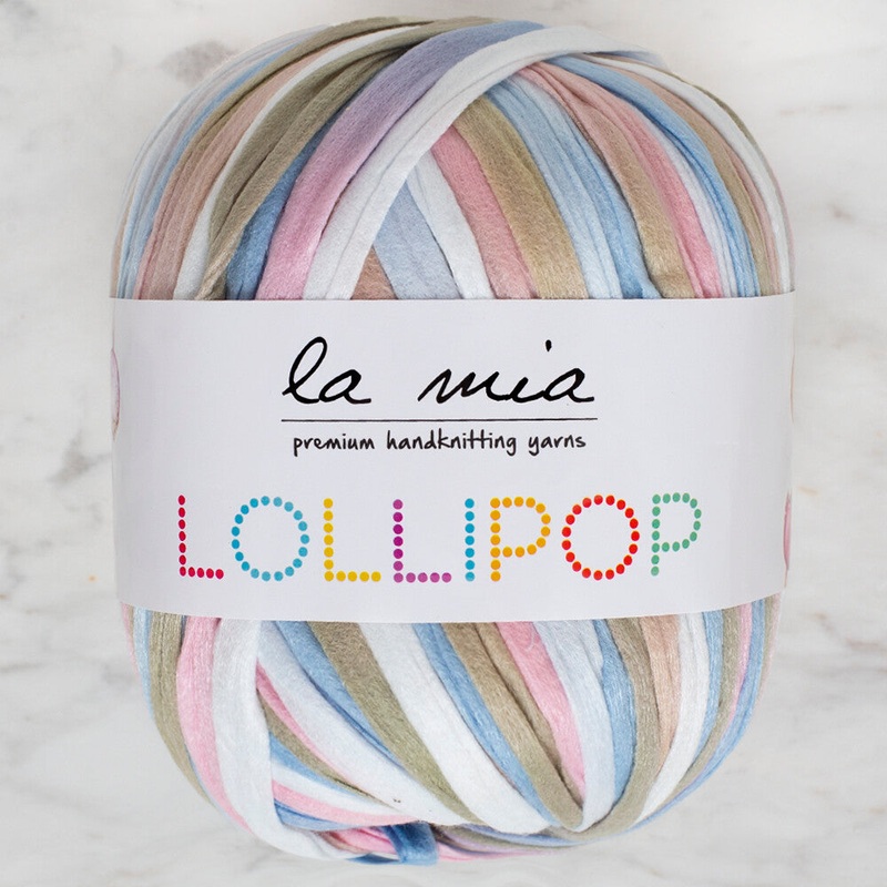 La Mia Lollipop Variegated Cake Yarn – LL008