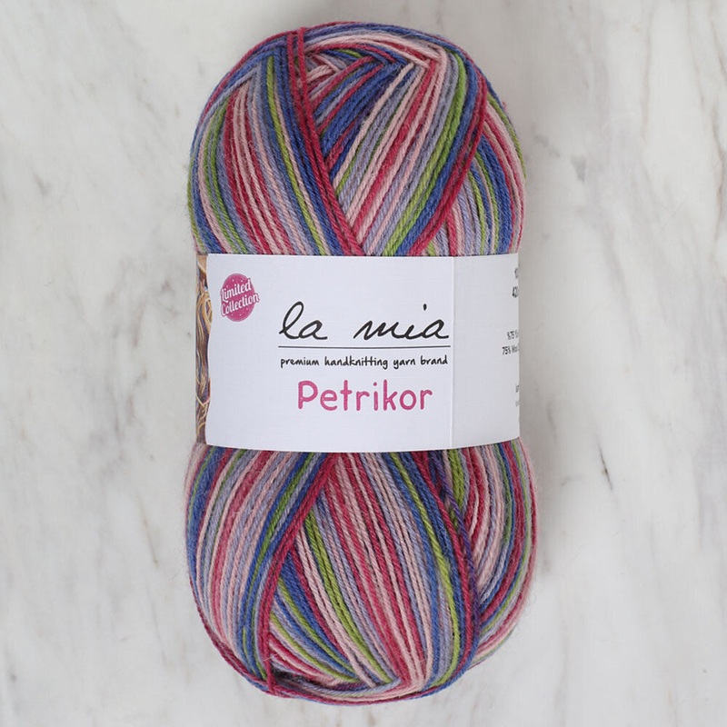 La Mia Petrikor Socks Yarn, Variegated – L06