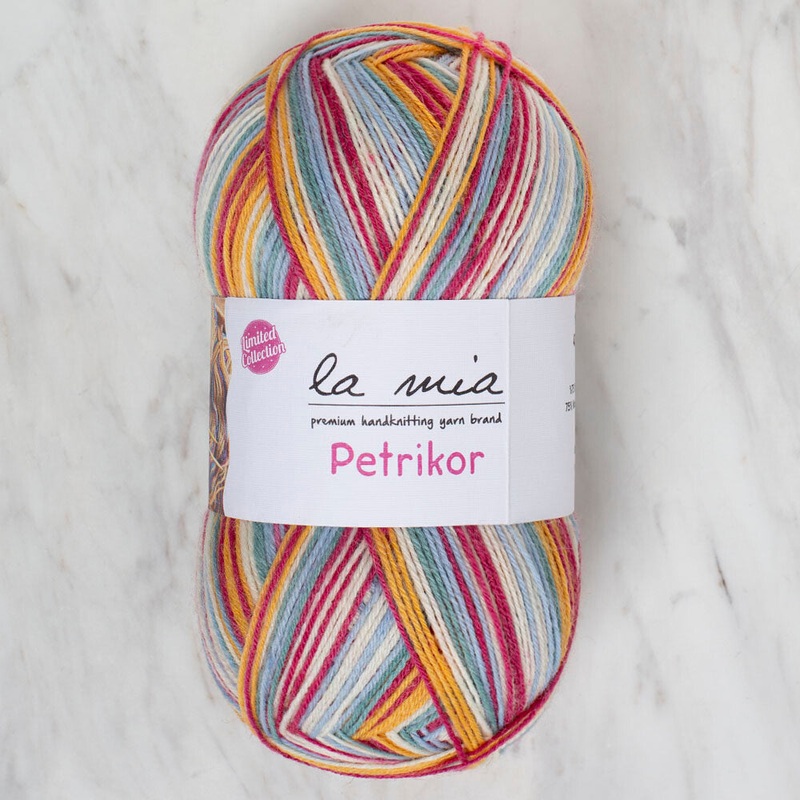La Mia Petrikor Socks Yarn, Variegated – L07