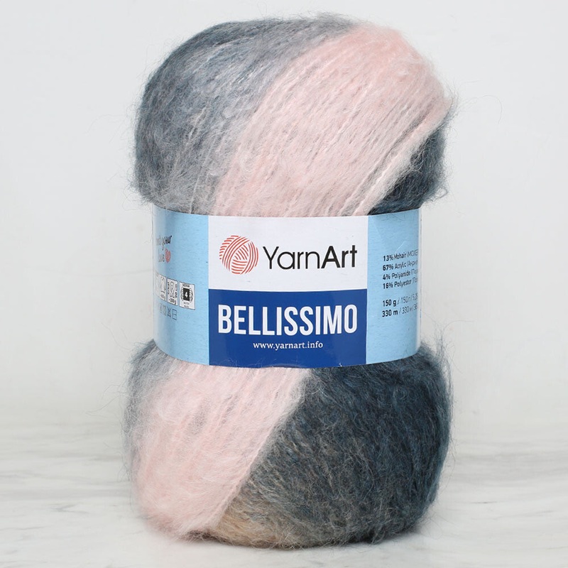 Yarnart Bellissimo Yarn, Variegated – 1416