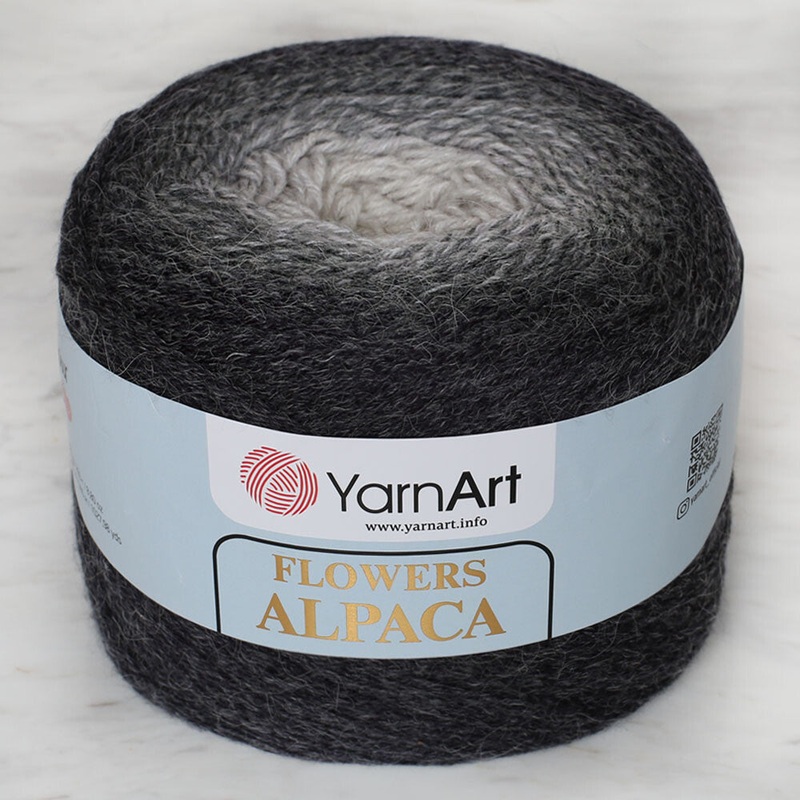 Yarnart Flowers Alpaca 250 Gr Knitting Yarn, Variegated – 410