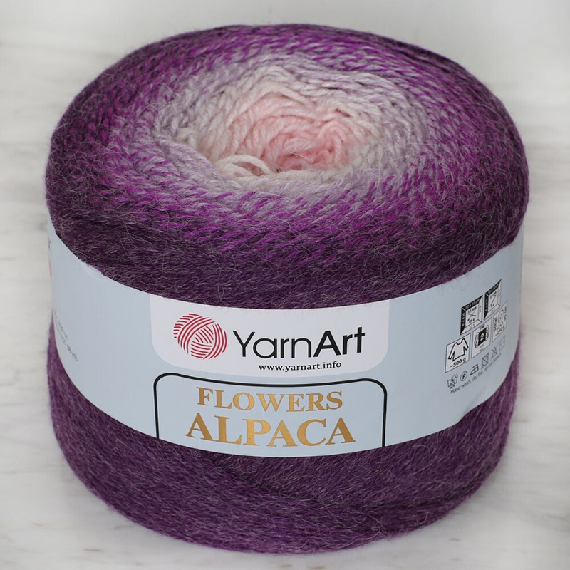 Yarnart Flowers Alpaca 250 Gr Knitting Yarn, Variegated – 427
