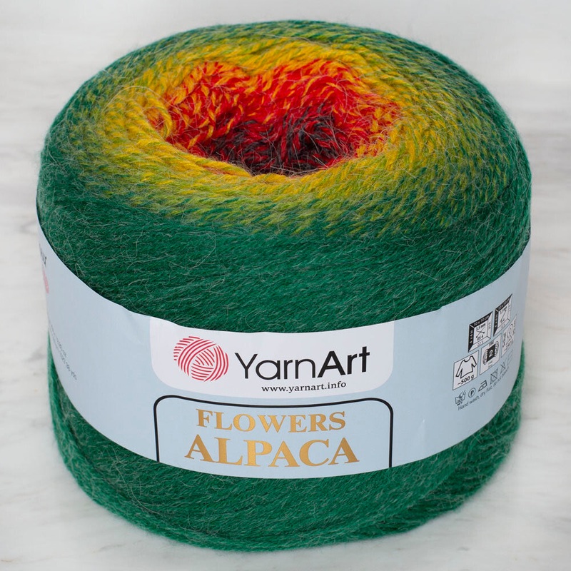 Yarnart Flowers Alpaca 250 Gr Knitting Yarn, Variegated – 430
