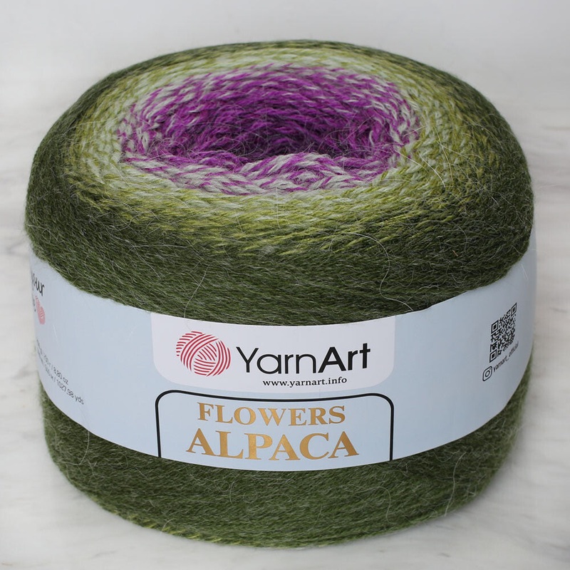 Yarnart Flowers Alpaca 250 Gr Knitting Yarn, Variegated – 435