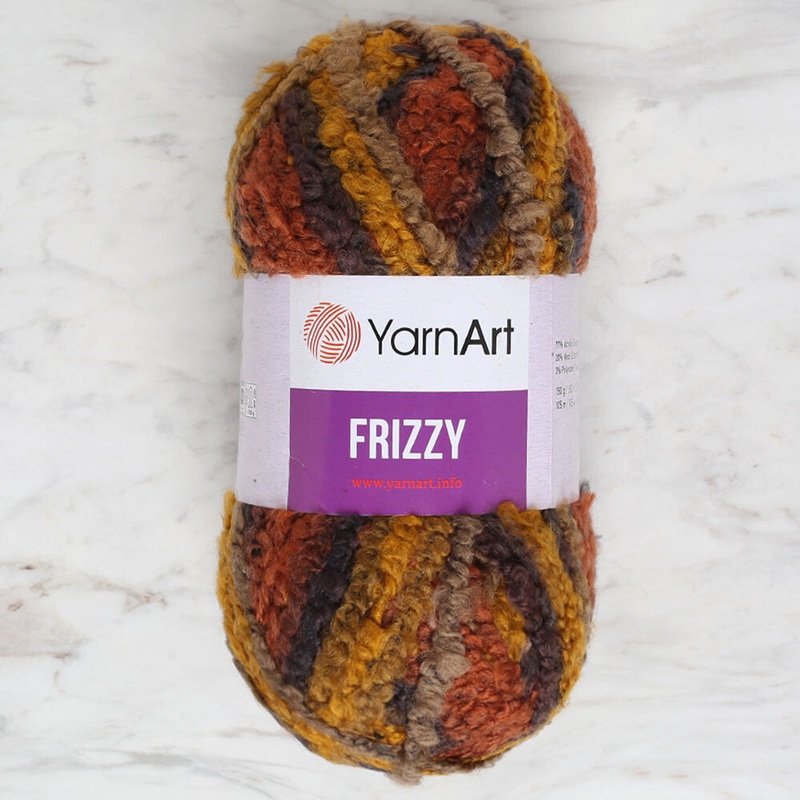 Yarnart Frizzy Yarn, Variegated – 415