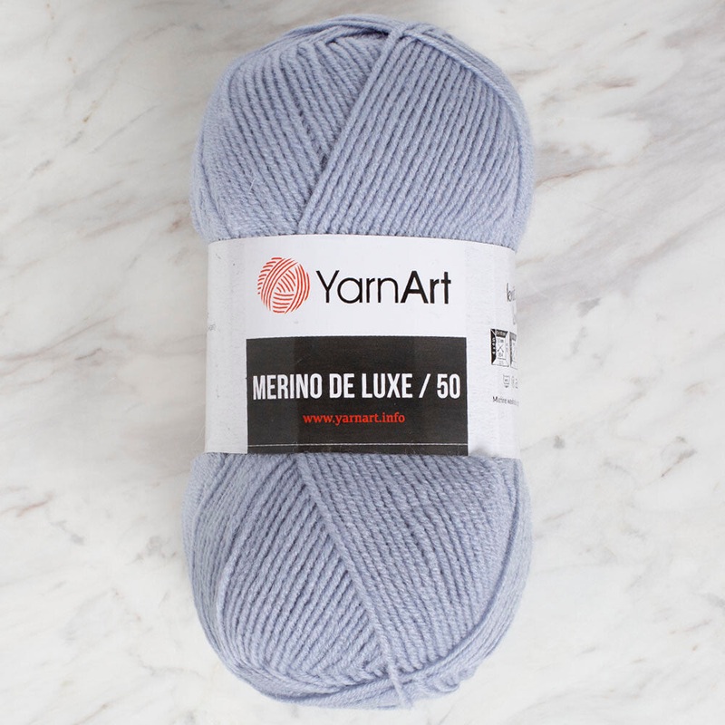 Yarnart Merino de Luxe / 50 Yarn, Blue – 3072