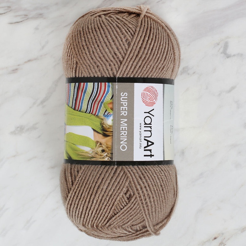 Yarnart Super Merino Yarn, Beige – 257