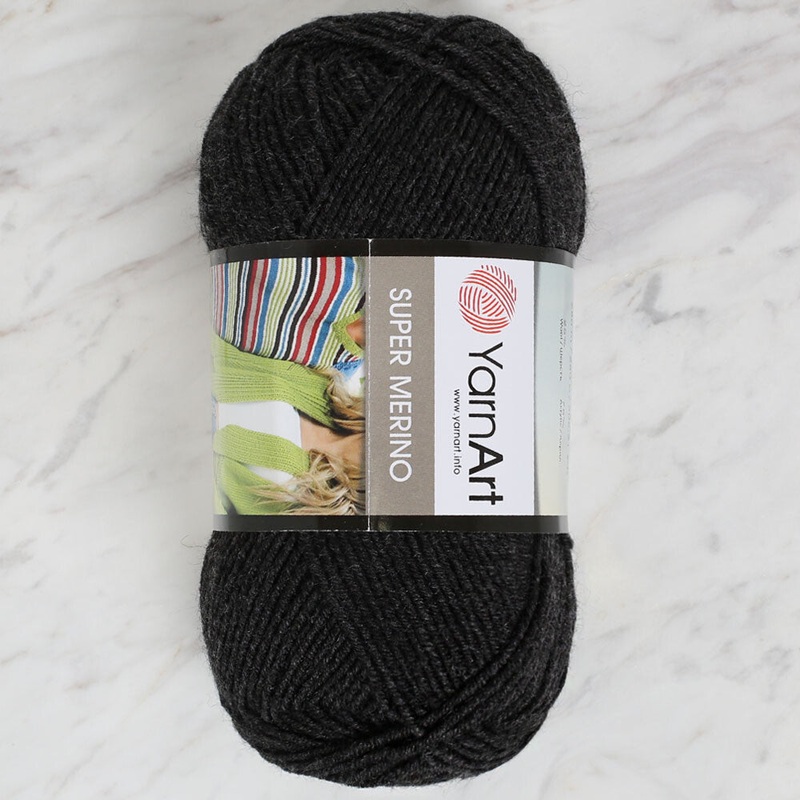 Yarnart Super Merino Yarn, Dark Fume – 1441