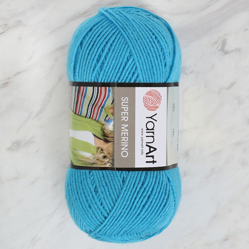 Yarnart Super Merino Yarn, Turqouise – 235