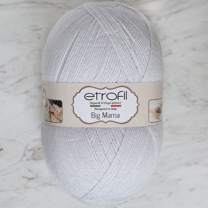 Etrofil Big Mama Yarn, Light Grey – 312