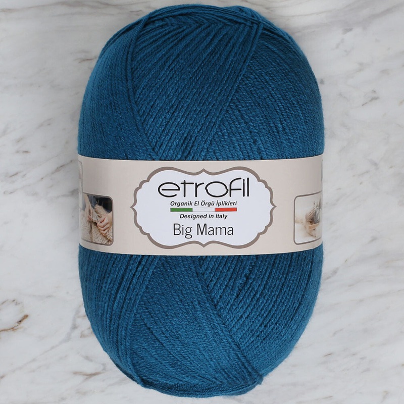 Etrofil Big Mama Yarn, Petrol Blue – 865