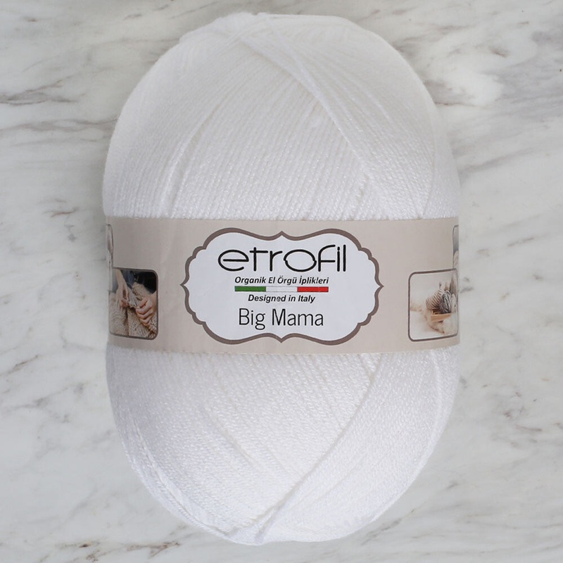 Etrofil Big Mama Yarn, White – 310