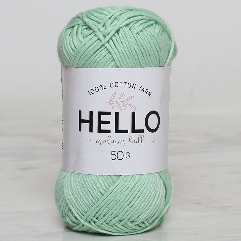 Hello Knitting Yarn, Baby Green – 138