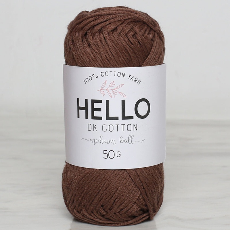 Hello Knitting Yarn, Brown – 126