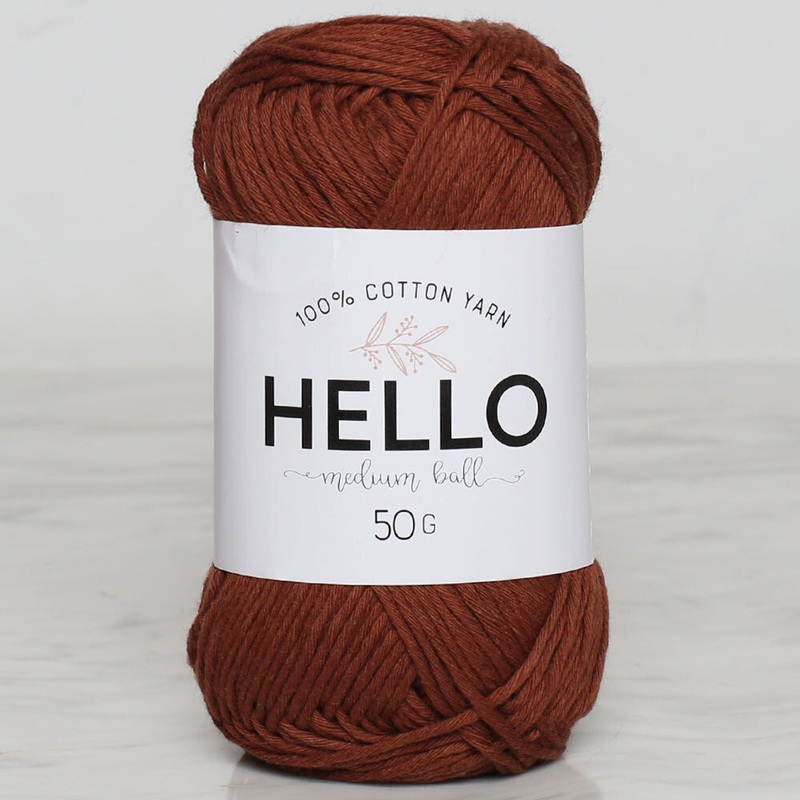 Hello Knitting Yarn, Brown – 168