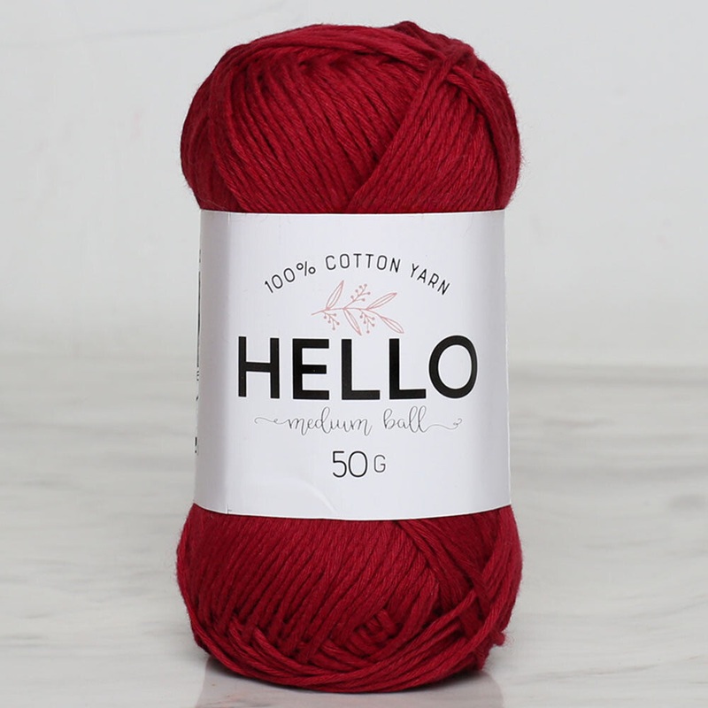 Hello Knitting Yarn, Claret – 116