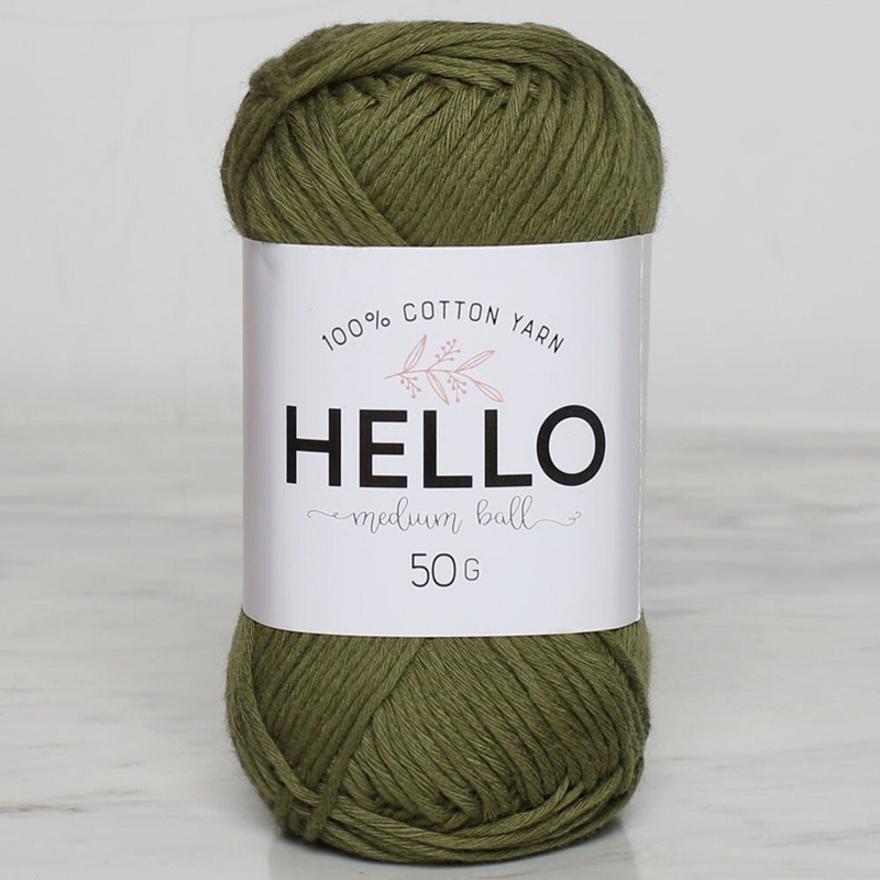 Hello Knitting Yarn, Dark Green – 172