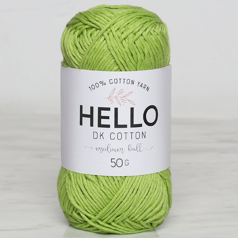 Hello Knitting Yarn, Green – 131
