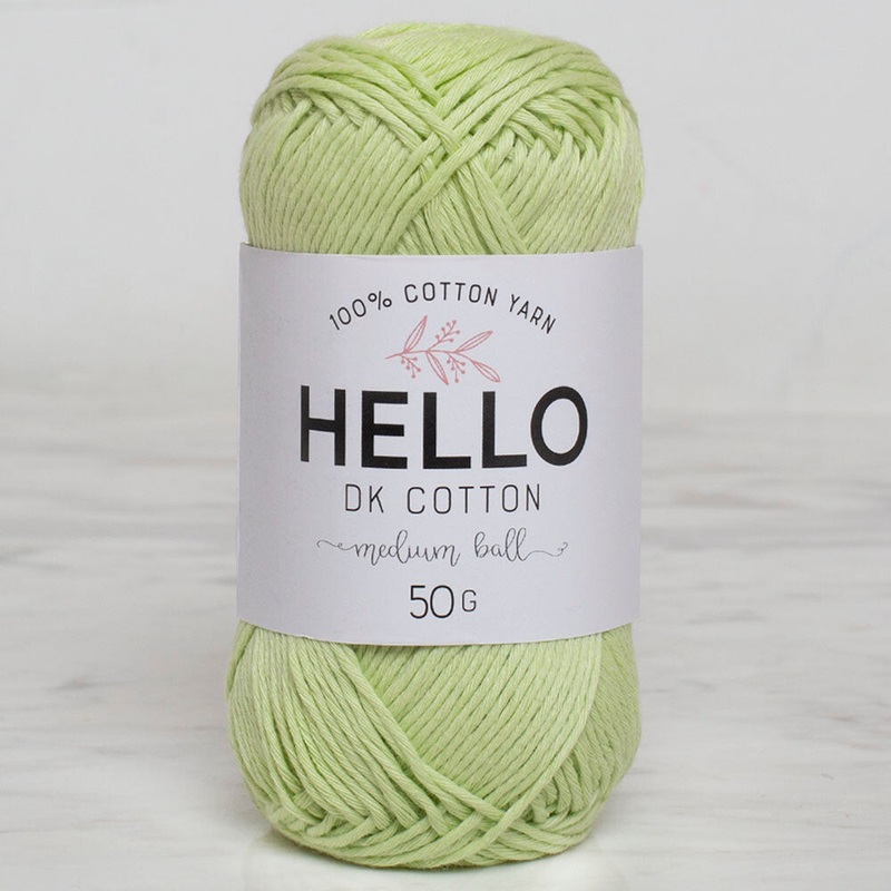 Hello Knitting Yarn, Light Green – 129