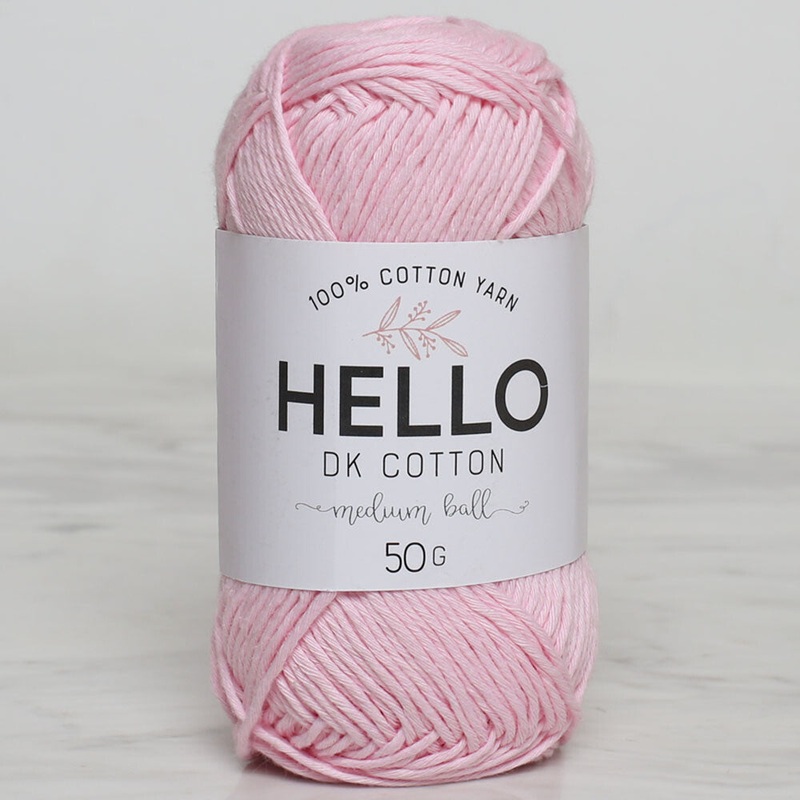 Hello Knitting Yarn, Light Pink – 101