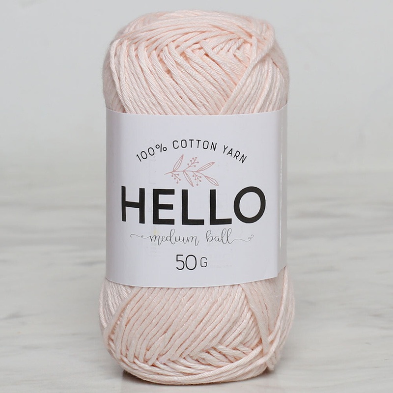 Hello Knitting Yarn, Light Powder – 161