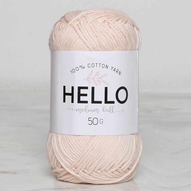 Hello Knitting Yarn, Light Powder – 162