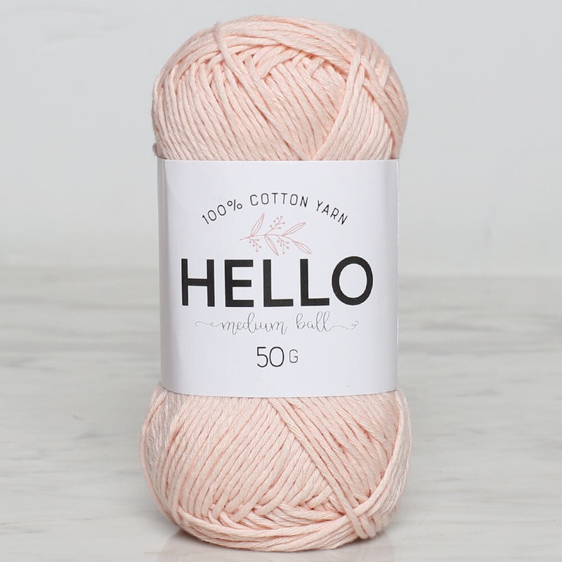 Hello Knitting Yarn, Light Powder – 163