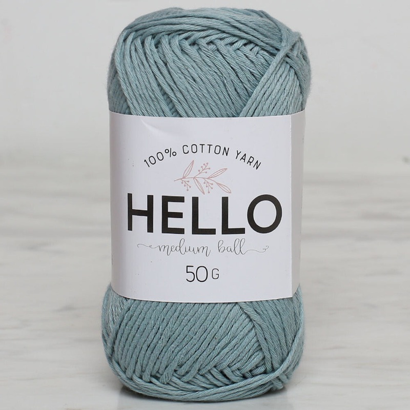 Hello Knitting Yarn, Pastel Blue – 136