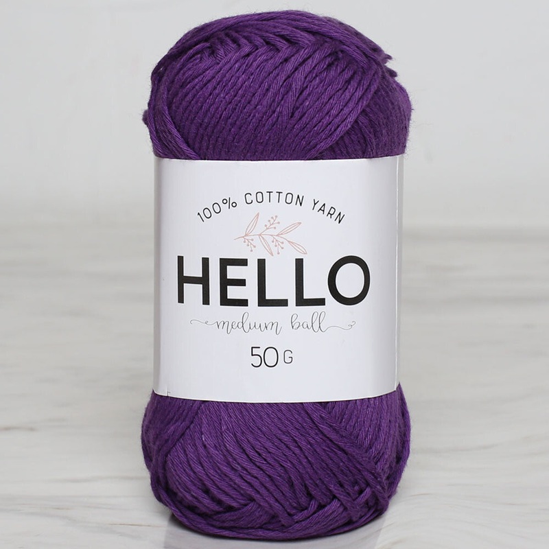 Hello Knitting Yarn, Purple – 143