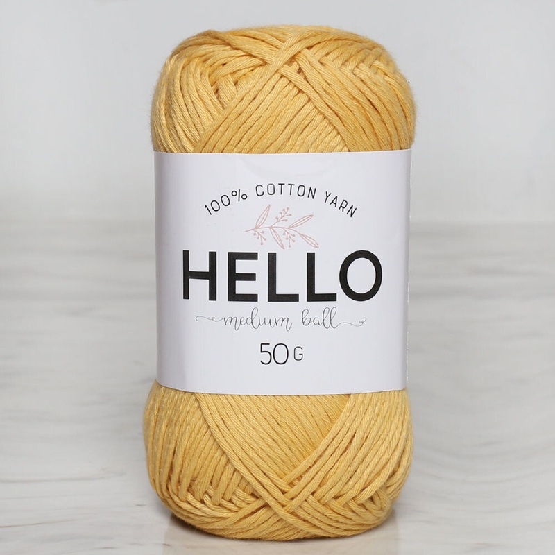 Hello Knitting Yarn, Yellow – 164