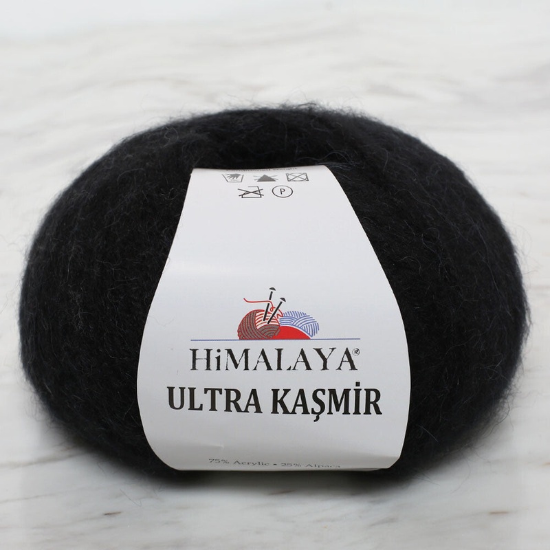 Himalaya Ultra Kamir Knitting Yarn, Black – 56824