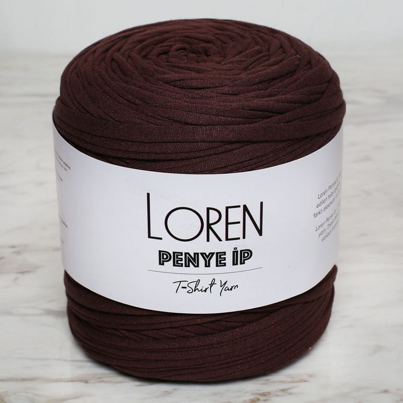 Loren T-Shirt Yarn, Brown – 84