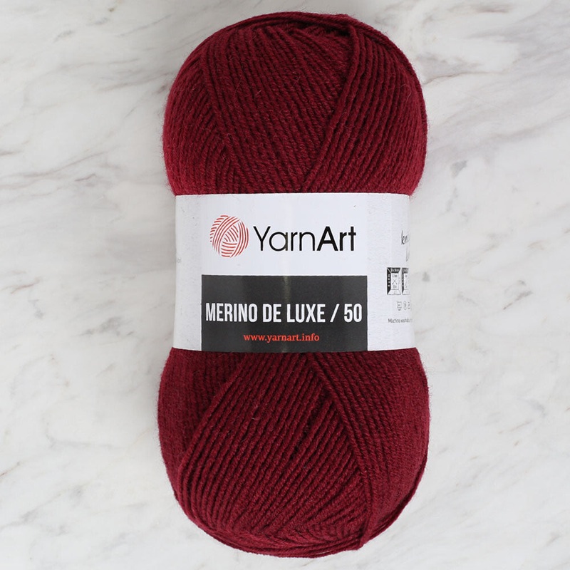 Yarnart Merino de Luxe / 50 Yarn, Claret – 577