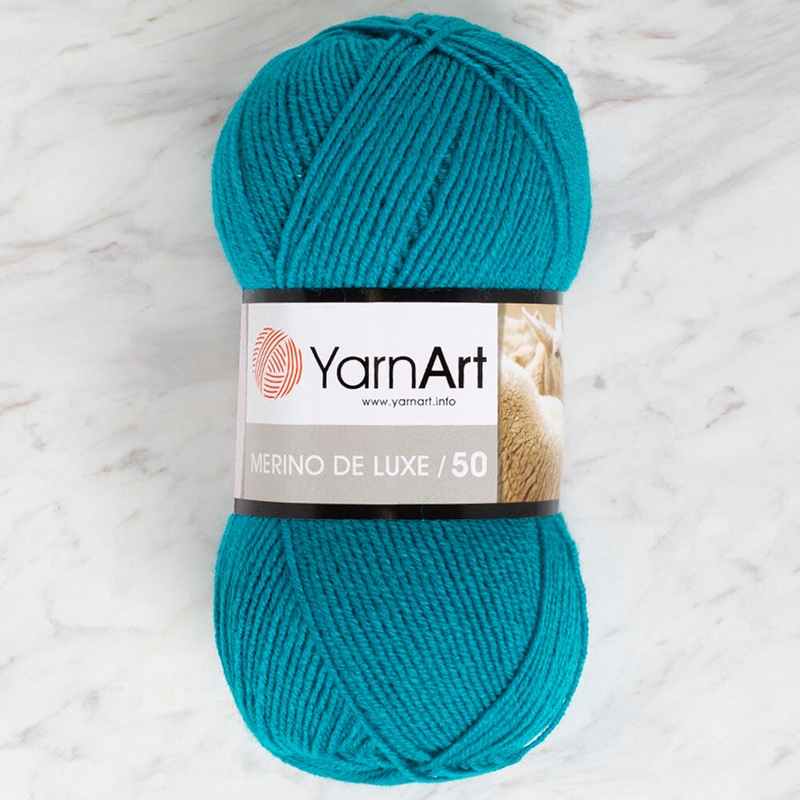 Yarnart Merino de Luxe / 50 Yarn, Dark Green – 11448