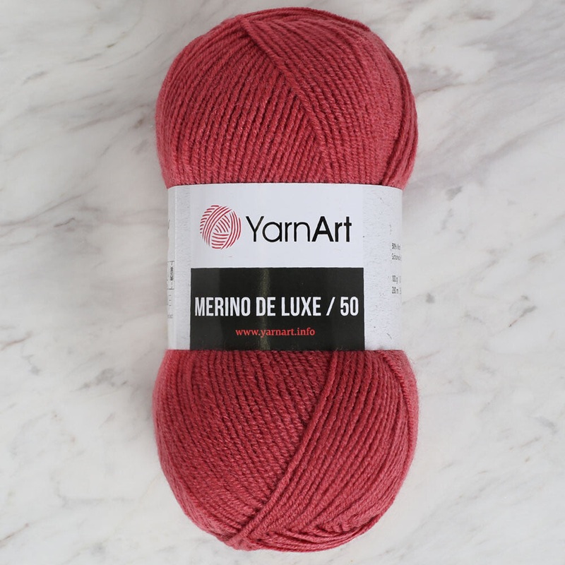 Yarnart Merino de Luxe / 50 Yarn, Dusty Rose – 570