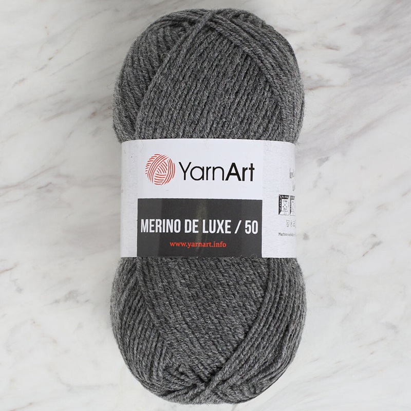 Yarnart Merino de Luxe / 50 Yarn, Grey – 179