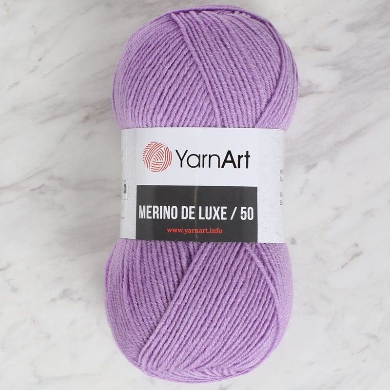 Yarnart Merino de Luxe / 50 Yarn, Lilac – 9560