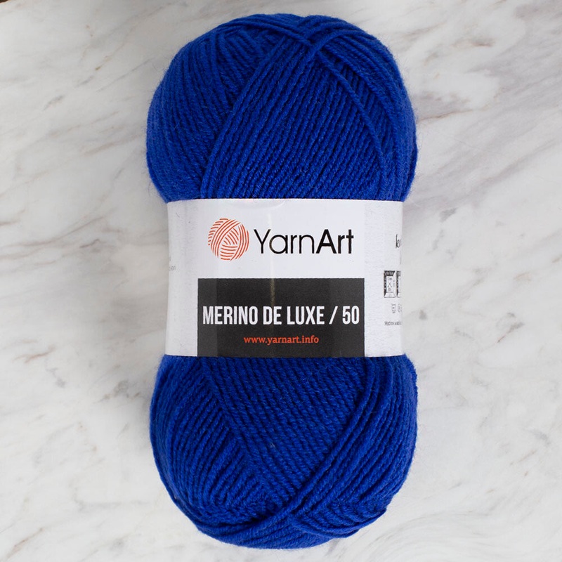 Yarnart Merino de Luxe / 50 Yarn, Saxe Blue – 152