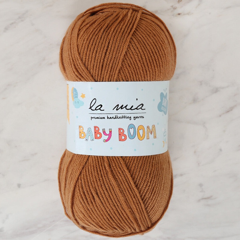 La Mia Baby Boom Yarn, Brown – 885
