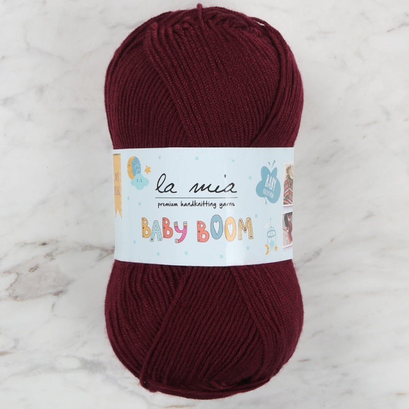 La Mia Baby Boom Yarn, Claret – 110