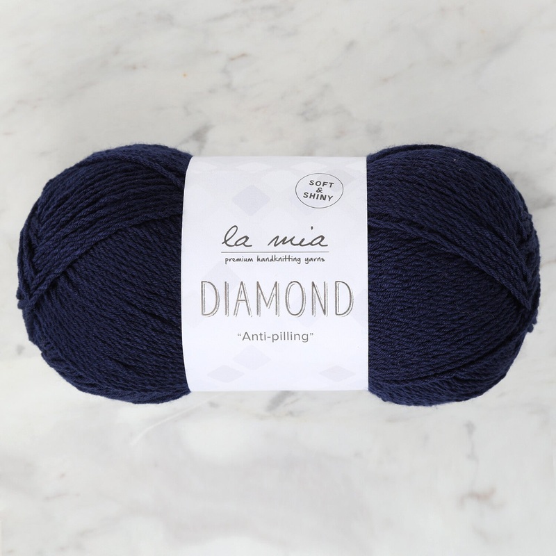 La Mia Diamond Yarn, Navy Blue – L007