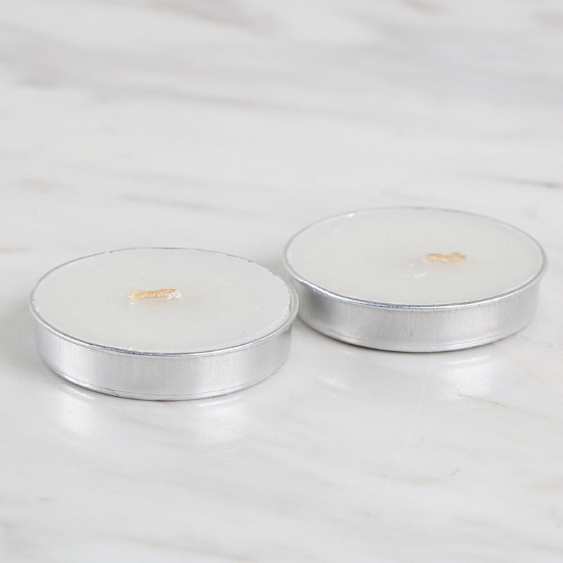 Loren 2 Pcs Tealight Candle, White