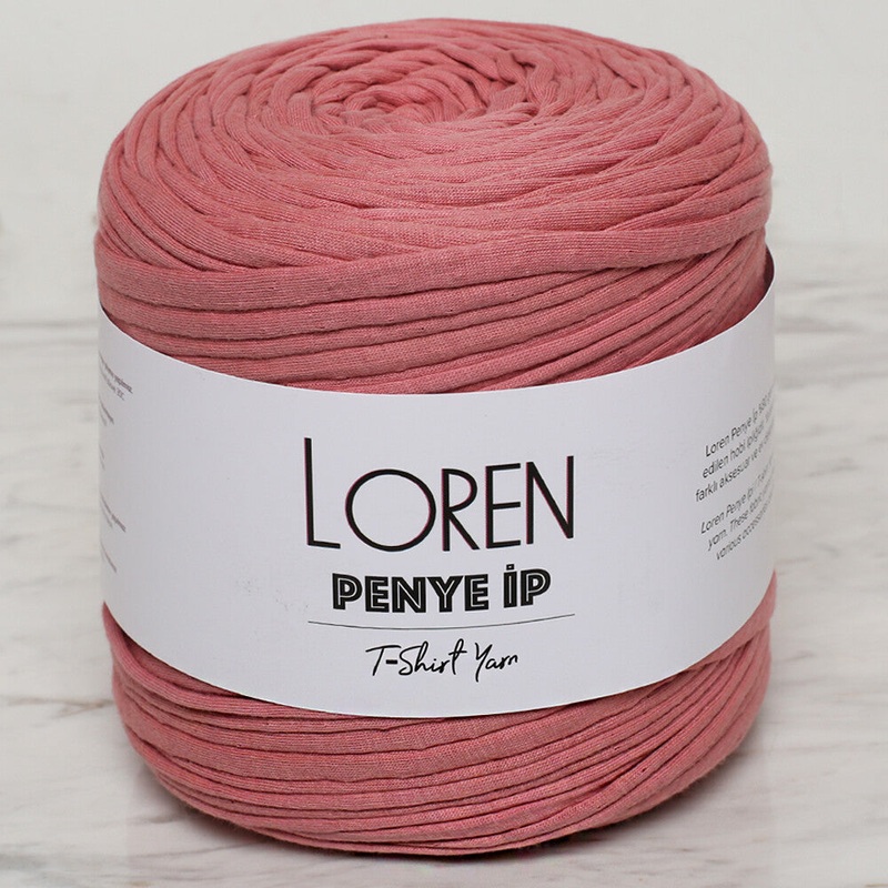 Loren T-Shirt Yarn, Dusty Pink – 146