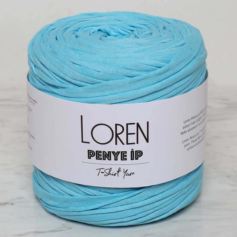 Loren T-Shirt Yarn, Light Turqouise – 16