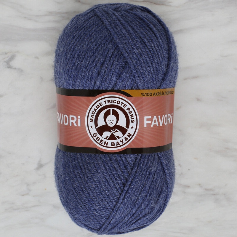 Madame Tricote Paris Favori Knitting Yarn, Blue – 138
