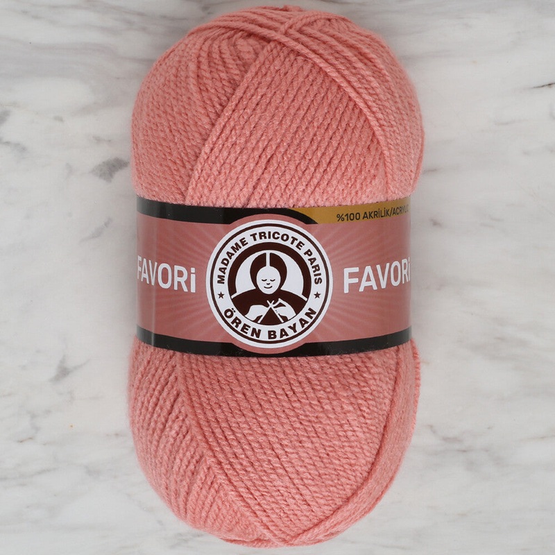 Madame Tricote Paris Favori Knitting Yarn, Dusty Pink – 121