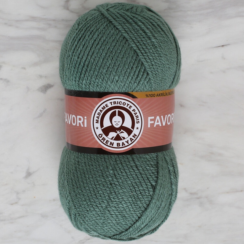 Madame Tricote Paris Favori Knitting Yarn, Green – 132