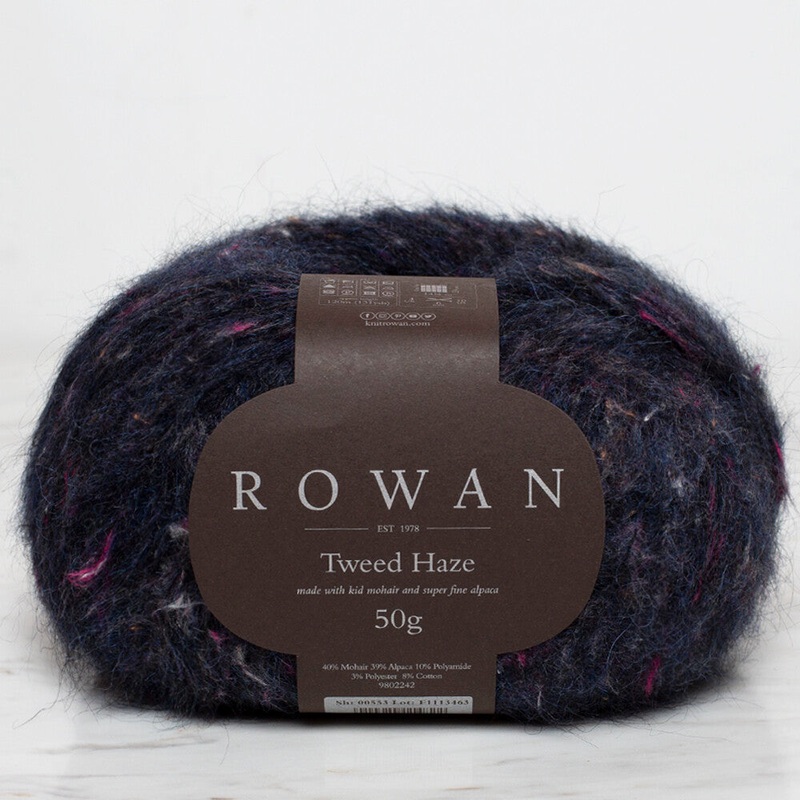 Rowan Tweed Haze 50gr Yarn, Midnight – SH00553