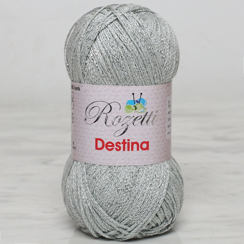 Rozetti Destina 50 gr Yarn, Grey – 45015